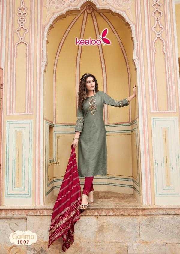  Keeloo Garima Cotton Slub Viscose Designer Readymade  Collection 